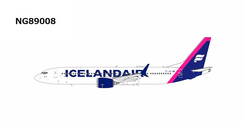 [Pre-order item] 737 MAX9 Icelandair Magenta tail named "Baula" TF-ICD 1/400 (NG20230409) [NG89008]