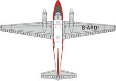 デハビランドDH.104ダブ5 ブリティッシュ・イーグル航空 60年代 G-AROI 1/72 [OX72DV004]