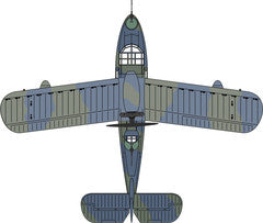 Supermarine Walrus (Seagull) flying boat, Royal Air Force No. 276 Rescue Squadron, 1940s, 1/72 [OX72SW002]