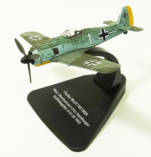 Focke-Wulf Fw190A, German Air Force, 26th Fighter Wing, 4th Squadron, Commander, Oberleutnant Otto Stamberger, 1943, 1/72 [OXAC005]