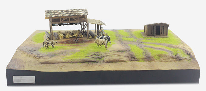 Diorama Malinava Lithuania 1944 Part D 1/72 [P0213]