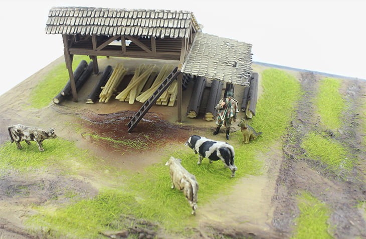 Diorama Malinava Lithuania 1944 Part D 1/72 [P0213]