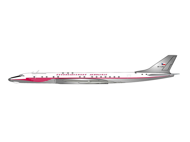 ツポレフ Tu-104A CSA チェコスロバキア国営航空 OK-LDA 1/400 [RETRO4001]