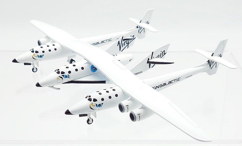 [Pre-order item] Virgin Galactic Model 339 Spaceship Two "VSS Enterprise" / Model 348 "White Knight Two" N339SS/N348MS 1/200 [VG2001]