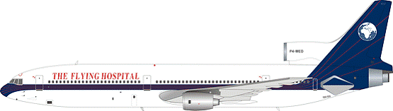 [Pre-order item] L-1011-1 The Flying Hospital (Mobile Hospital Machine) 90s-00s (Stand included) P4-MED 1/200 *Made of metal [WB-1011-FH-01]