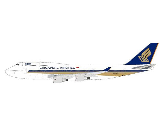 747-412 シンガポール航空 Megatop 9V-SPG 1/200 [WB-747-4-034]