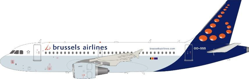 WB Models 【予約商品】A319 ブリュッセル航空 OO-SSS 1/200 [WB WB Models 【予約商品】A319 ブリュッセル航空 OO-SSS 1/200 [WB