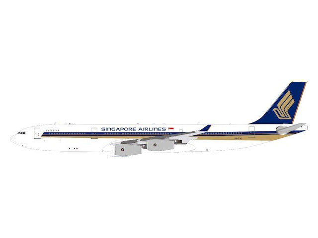 [Pre-order item] A340-300 Singapore Airlines circa 2000 9V-SJO 1/200 [WB-A340-3-018]