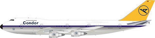 【予約商品】747-200B コンドル航空 79-80年 D-ABYR 1/200 ※金属製 [WB-ClassicIII]