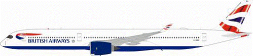 A350-1000 ブリティッシュエアウェイズ G-XWBA (スタンド付属) 1/400 [WB4008]