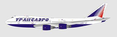 747-400 トランスアエロ航空 VQ-BHW 1/400 [WT4744025]