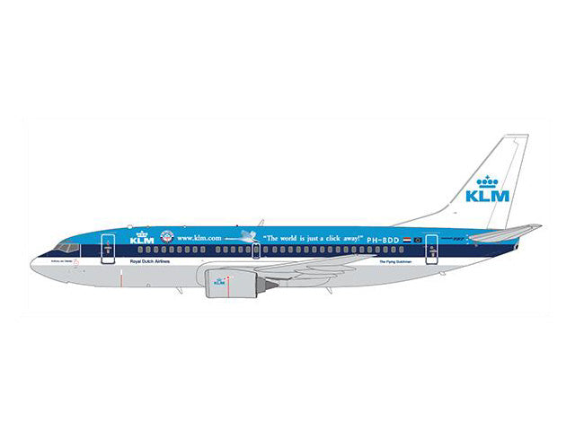 [Pre-order item] 737-300 KLM Royal Dutch Airlines special livery "Swan" circa 2003 PH-BDD 1/200 [XX20139]