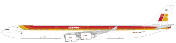 A340-600 Iberia 00s EC-JOH (stand included) 1/200 *Made of metal [XX2096]