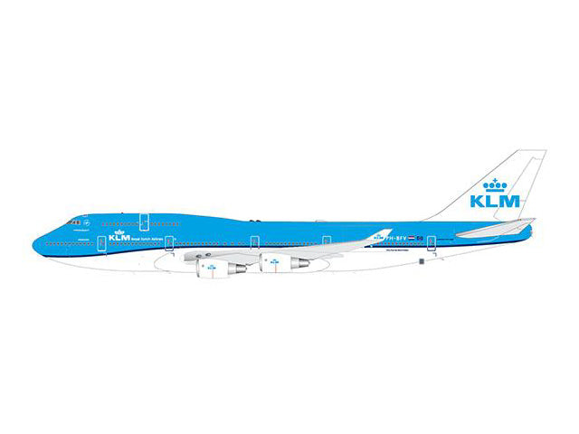 [Pre-order item] 747-400M (passenger/cargo mixed type) KLM Royal Dutch Airlines 2010s PH-BFY 1/200 [XX2245]