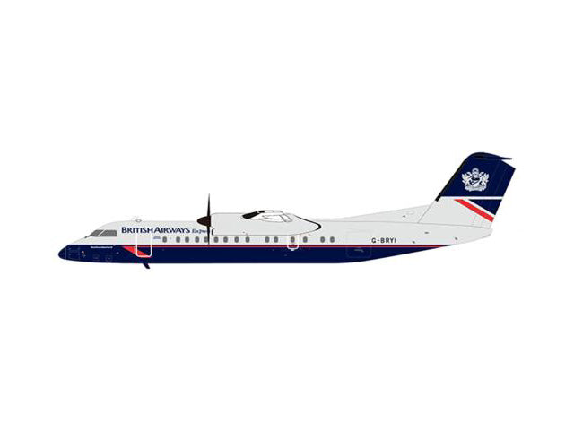 Dash8-Q300 British Airways Express Randall Paint G-BRYI With Stand 1/200 [XX2278]