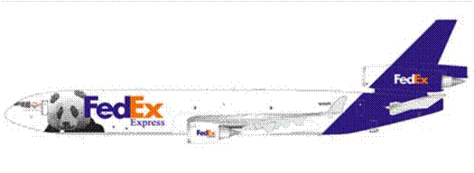 MD-11F FedEx フェデックス パンダエクスプレス塗装 N583FE 1/200 [XX2283]