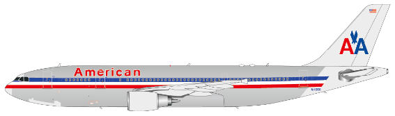 A300-600R American Airlines 00s (stand included) N14056 1/200 *Made of metal [XX2344]