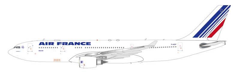 A330-200 Air France F-GZCP (stand included) 1/200 *Made of metal [XX2362]