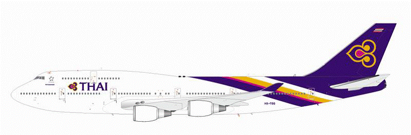 747-400 Thai Airways International HS-TGG 1/200 *Made of metal [XX2410]