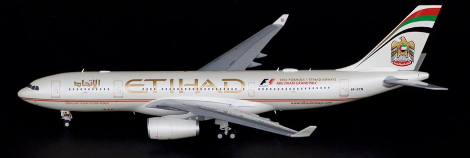 [Pre-order item] A330-200 Etihad Airways A6-EYN (stand included) 1/200 [XX2962]