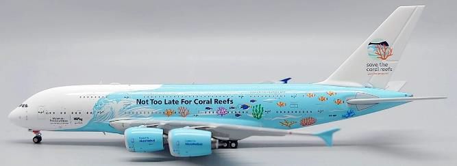 【予約商品】A380 ハイフライ・マルタ 特別塗装 「サンゴ礁保存／Save the ccoral reefs」 2020年 9H-MIP 1/400 [XX40048]
