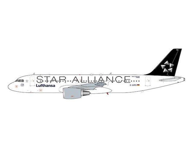 [Pre-order item] A320 Lufthansa special paint "Star Alliance" 2010s D-AIPD 1/400 [XX4077]