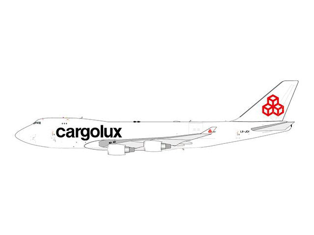 [Pre-order item] 747-400ERF (cargo type) Cargolux LX-JCV 1/400 [XX4206]