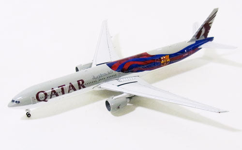 777-300ER Qatar Airways Special Paint "FC Barcelona" A7-BAE 1/400 (with antenna) [XX4939]