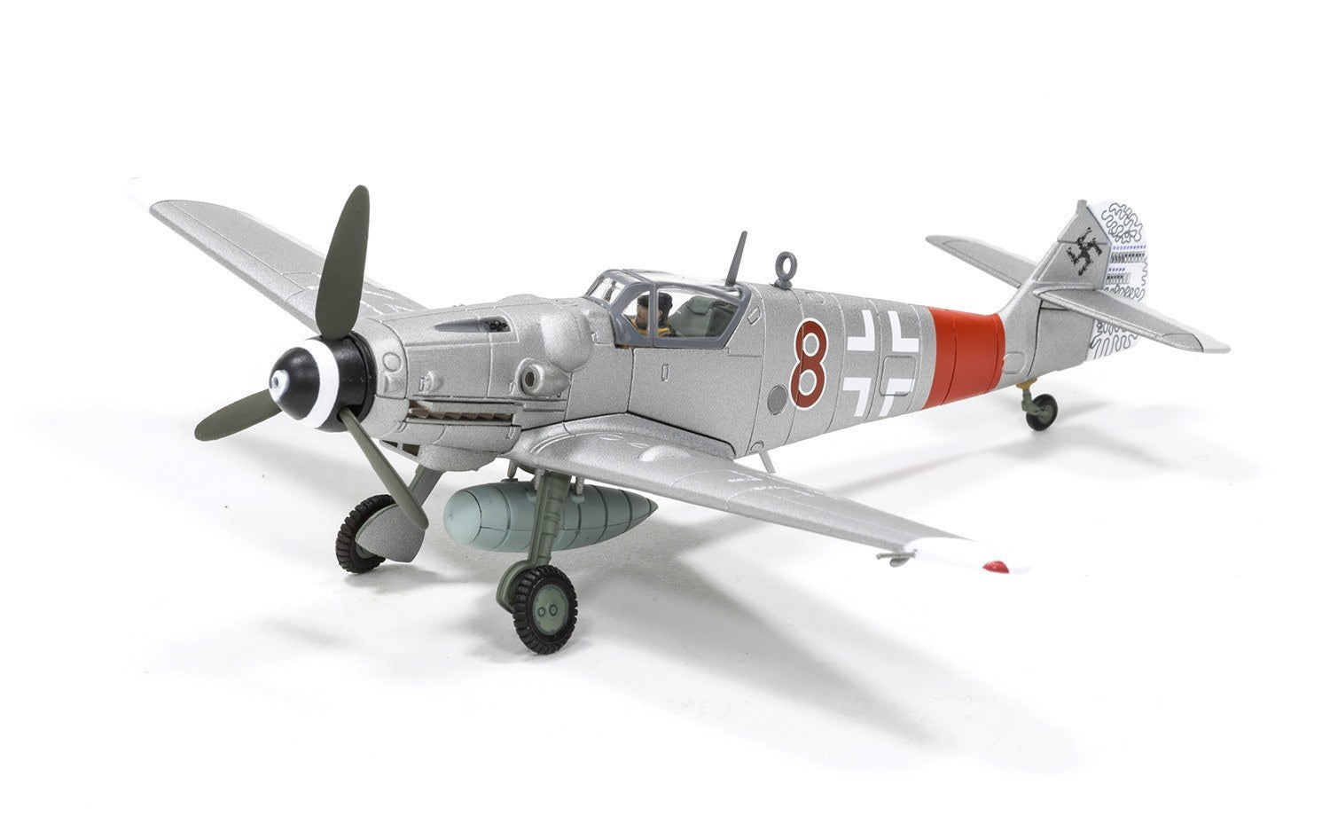 Bf109G-6 German Air Force No. 300 Fighter Wing No. 3 Squadron Kurt Gappler "RED 8" 1/72 [AA27107]