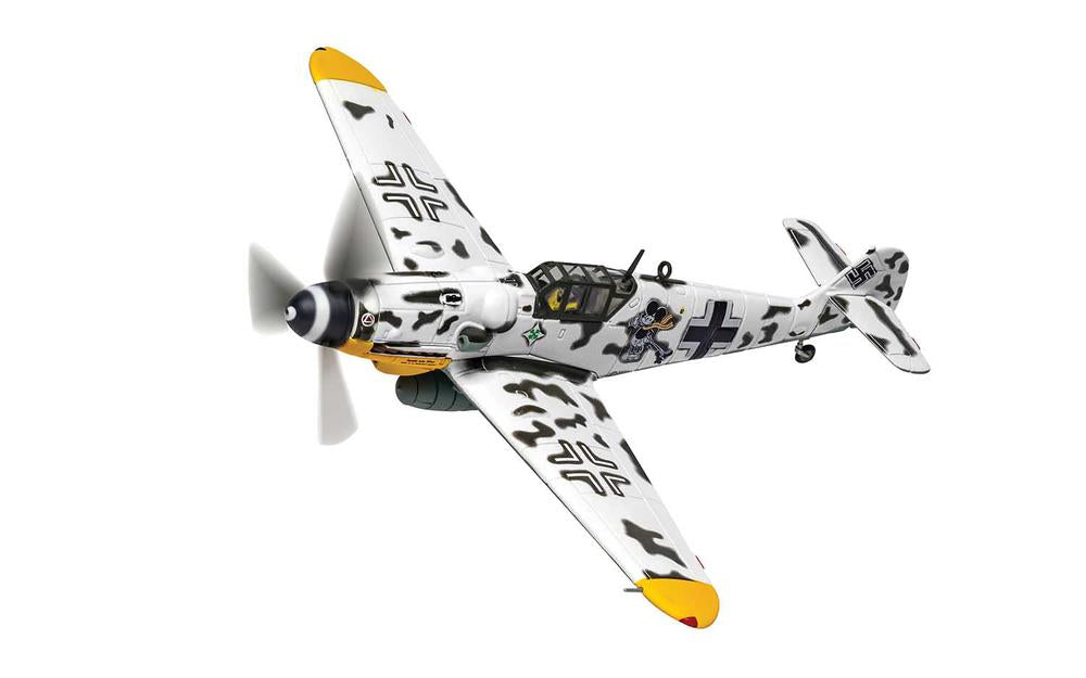 Bf109G-6 German Air Force, 5th Fighter Wing, IInd Squadron, Captain Horst Carganico's aircraft, "Mickey Mouse", Pskov base, Soviet Union, early 1944, 1/72 [AA27110]