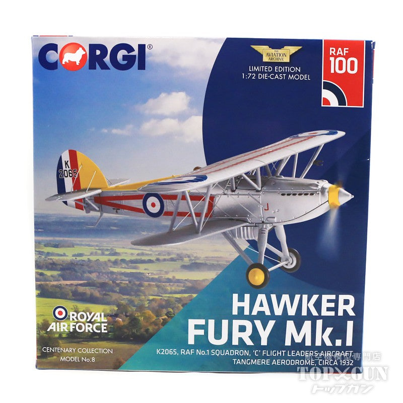 Hawker Fury K2065 1 Squadron RAF Tangmere "C" Flight Ldr's Aircraft - 100 Years of the RAF 1/72 [AA27304]