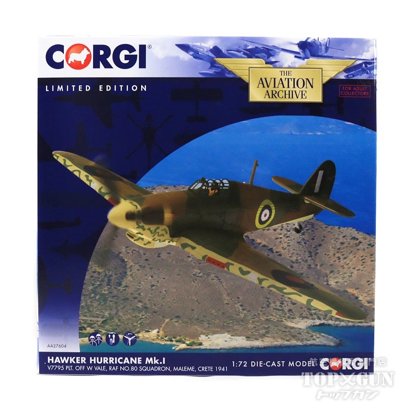 Hawker Hurricane Mk.I, RAF No. 80 Squadron, Lt. William Valley, Crete, 1942, V7795, 1/72 [AA27604]