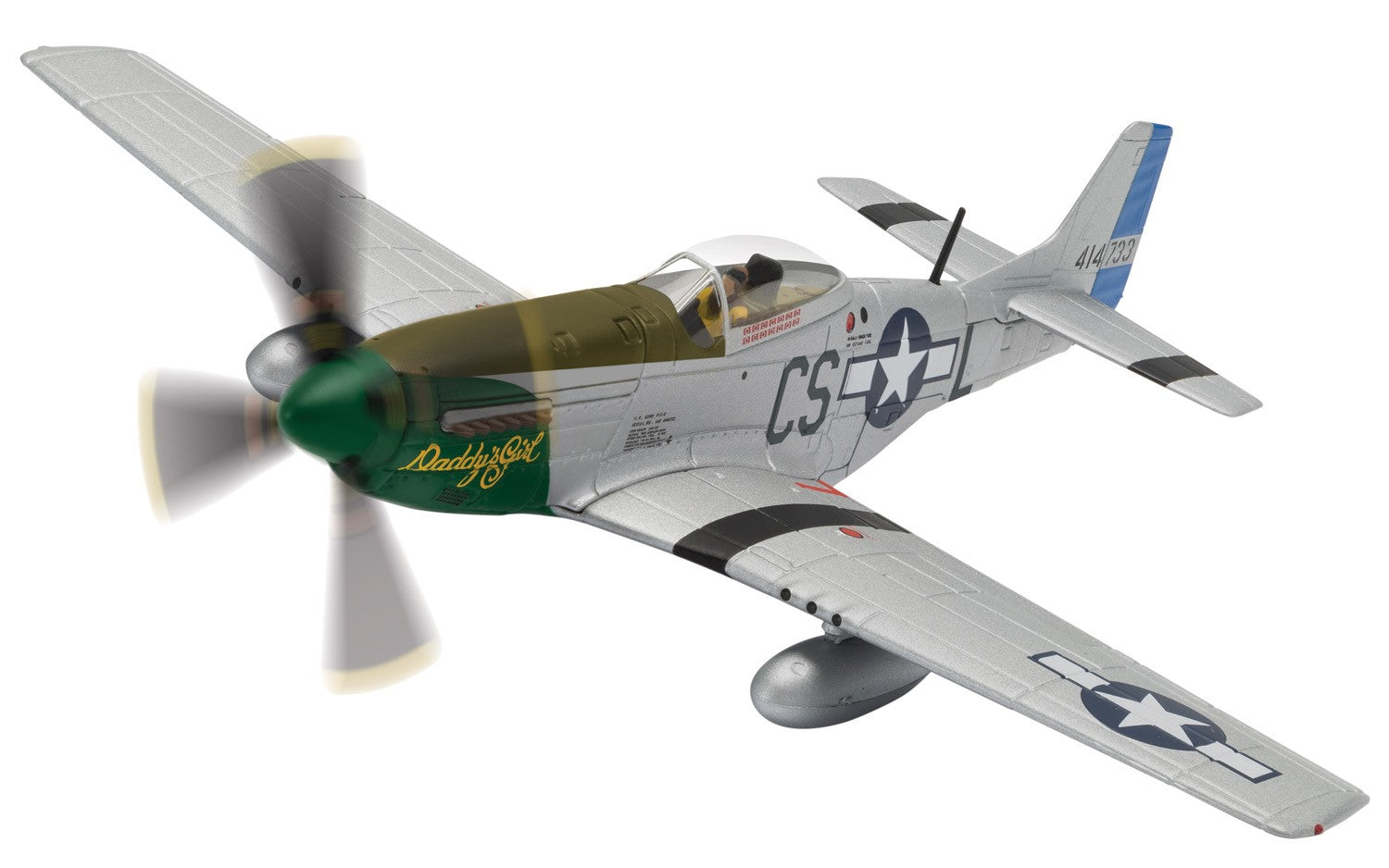 P-51D US Army Air Forces 359th Fighter Group 370th Fighter Squadron Captain Ray Wetmore's aircraft 1945 #44-14733/CS-L 1/72 [AA27704]