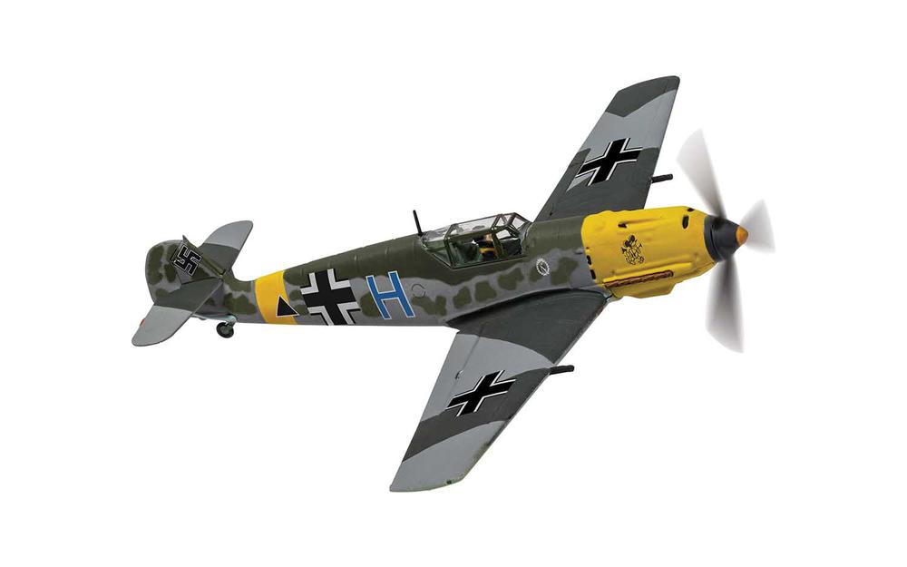 Bf109E-7/B (fighter-bomber modified) German Air Force 1st Ground Attack Wing II Squadron Operation Barbarossa Stalingrad 1942-1943 Winter #H 1/72 [AA28007]