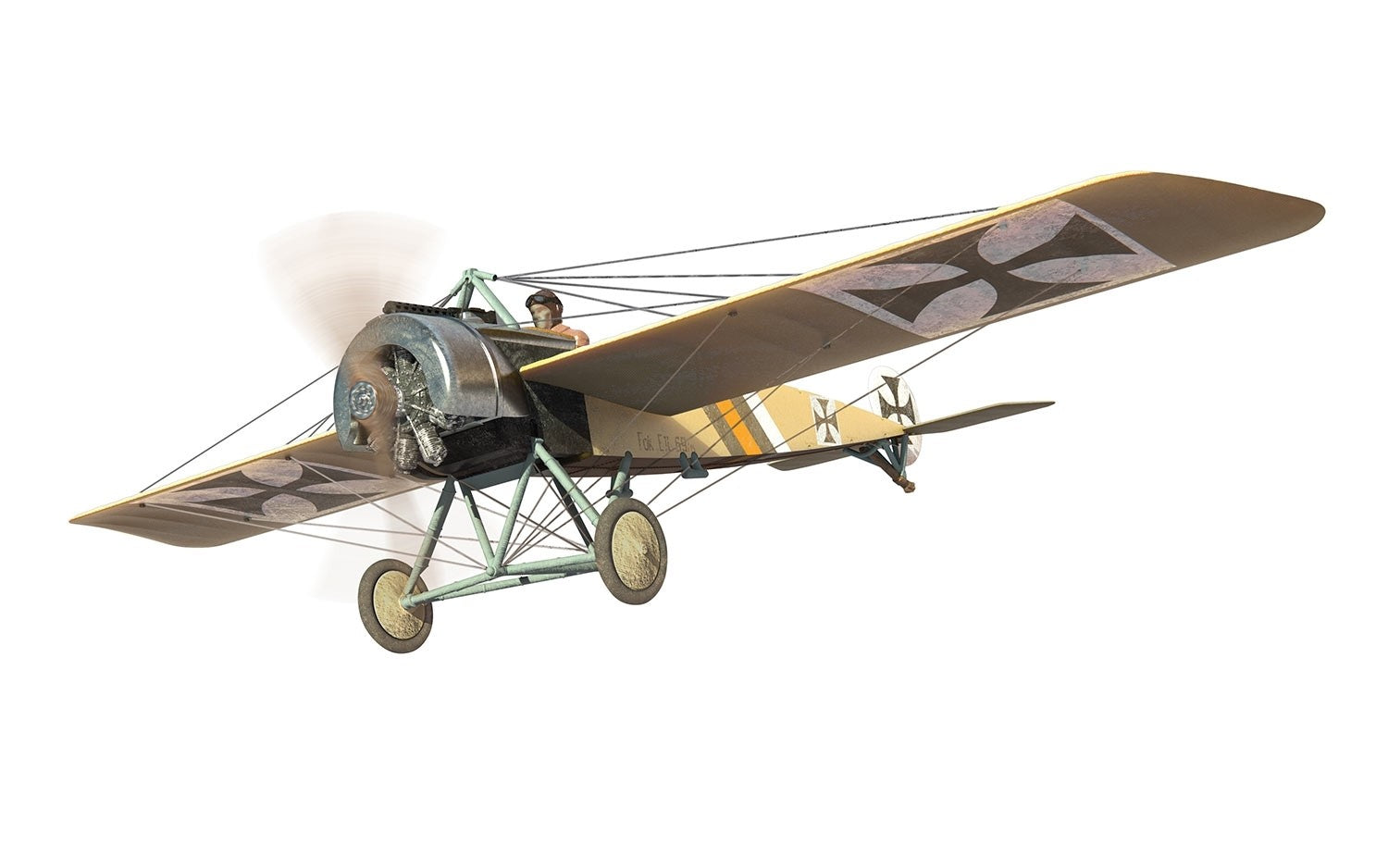 Fokker E.II Eindecker, German Air Service, No. 53 Field Squadron, Kurt von Crailsheim, Montoys, France, October 1915, 69/15, 1/48 [AA28701]