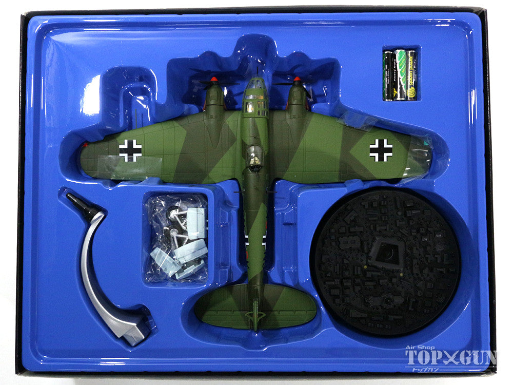 Heinkel He111H-14 German Air Force 100th Bomber Squadron 1st Squadron London Attack Operation France 1940 (Lighting and Sound Effects Stand Included) 6N+BK 1/72 [AA33709]