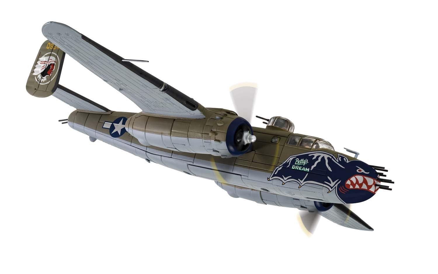 North American B-25J Mitchell Bettys Dream 499th BS 345th BG Iejima Okinawa 45 years 1/72 [AA35314]