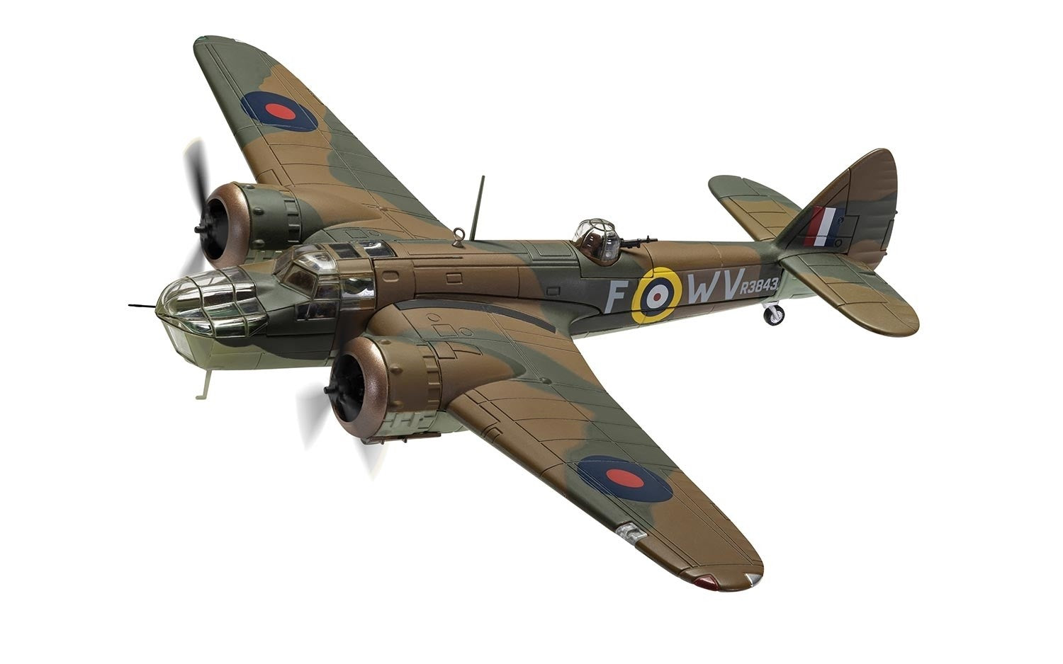 Bristol Blenheim Mk.IV, No. 18 Squadron, RAF, "Operation Blind Leg", 19 August 1941, R3843/WV-F 1/72 [AA38409]