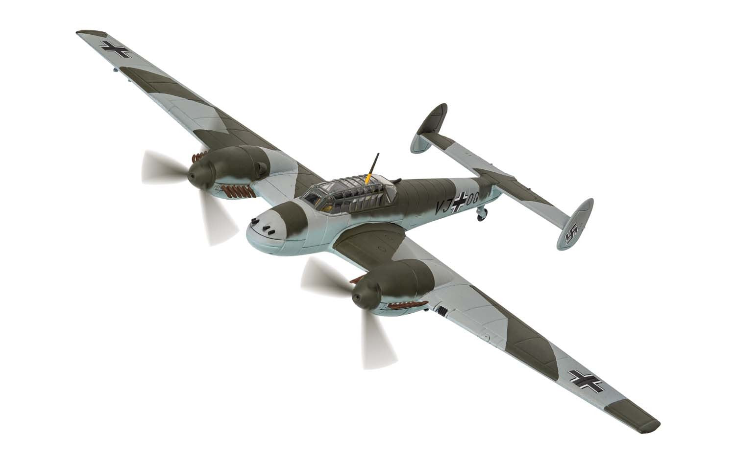 Messerschmitt Bf110D VJ+OQ Rudolf Hess Eaglesham Scotland May 10, 1941 1/72 [AA38509]