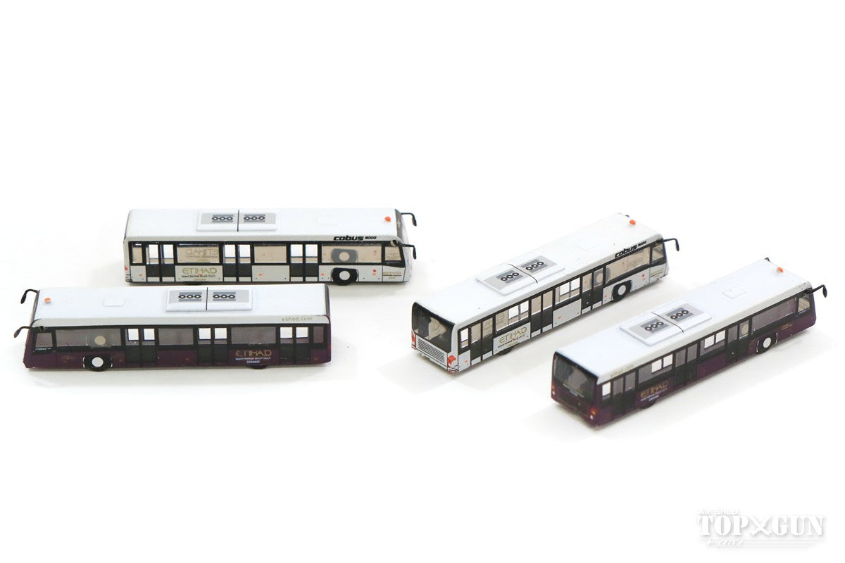 Airport Bus Set of 4 Etihad Airways 1/400 [AA4005]