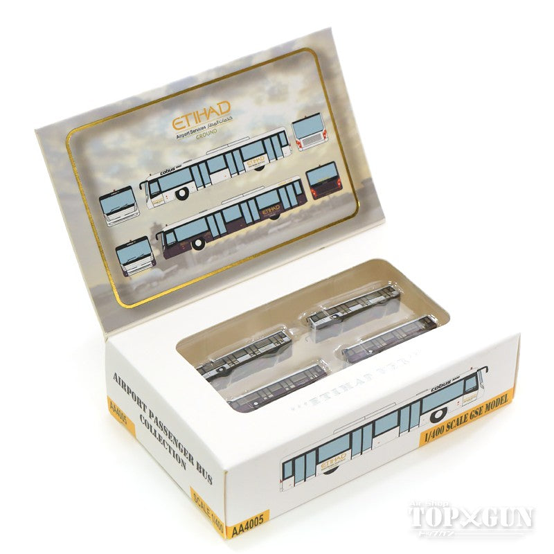 Airport Bus Set of 4 Etihad Airways 1/400 [AA4005]