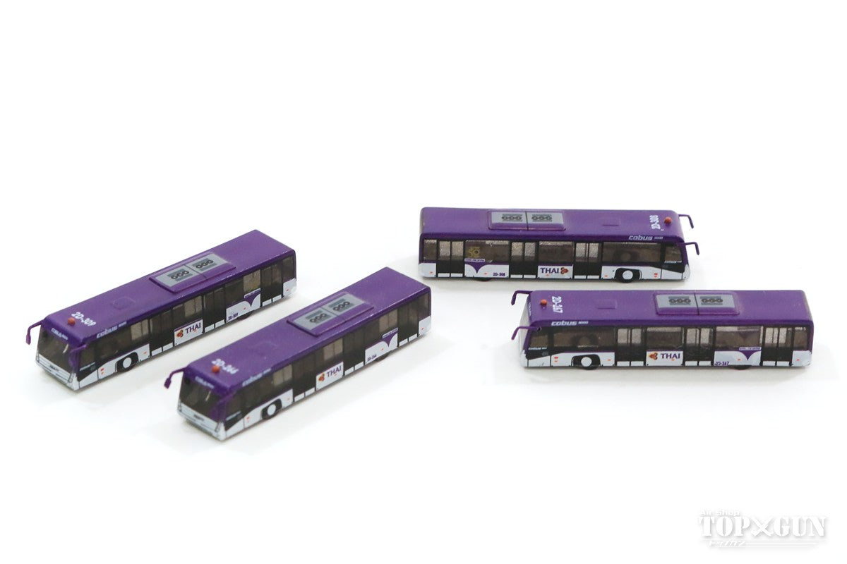 Airport Bus Set of 4 Thai Airways International 1/400 [AA4019]