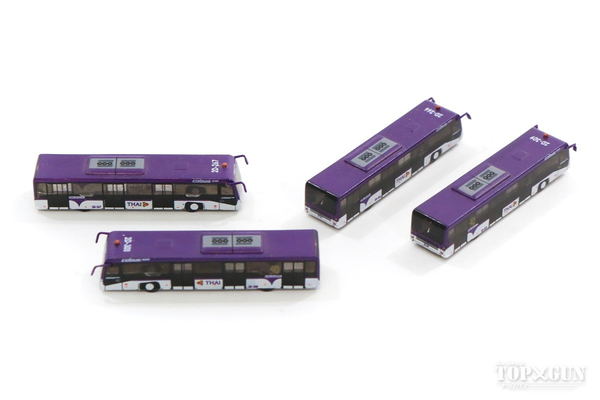 Airport Bus Set of 4 Thai Airways International 1/400 [AA4019]