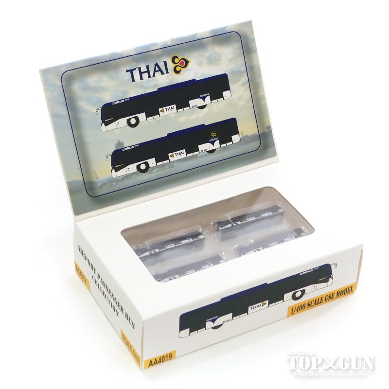 Airport Bus Set of 4 Thai Airways International 1/400 [AA4019]