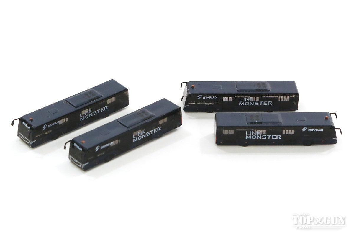 Airport Bus Set of 4 JX Link Monster 1/400 [AA4024]