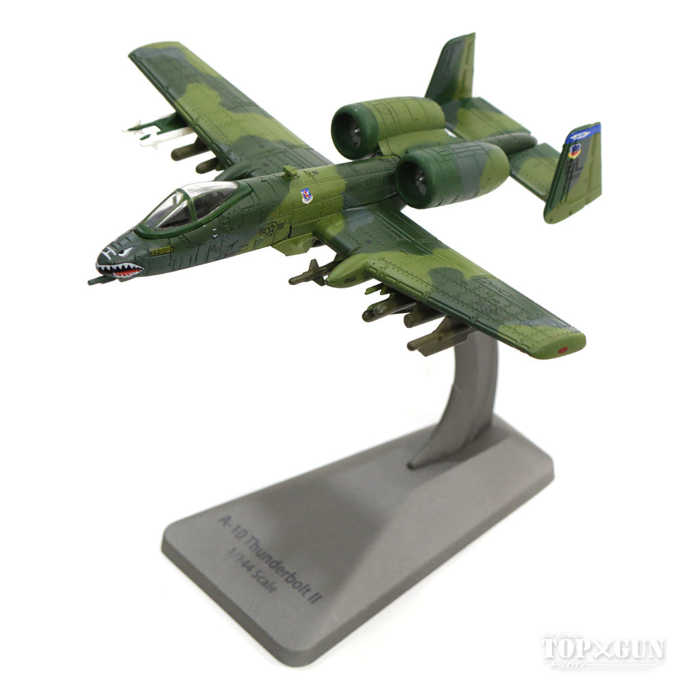 A-10A US Air Force 23rd Tactical Fighter Wing 74th Tactical Fighter Squadron Green Camouflage (without gear, stand only) 1/144 [AF10144]