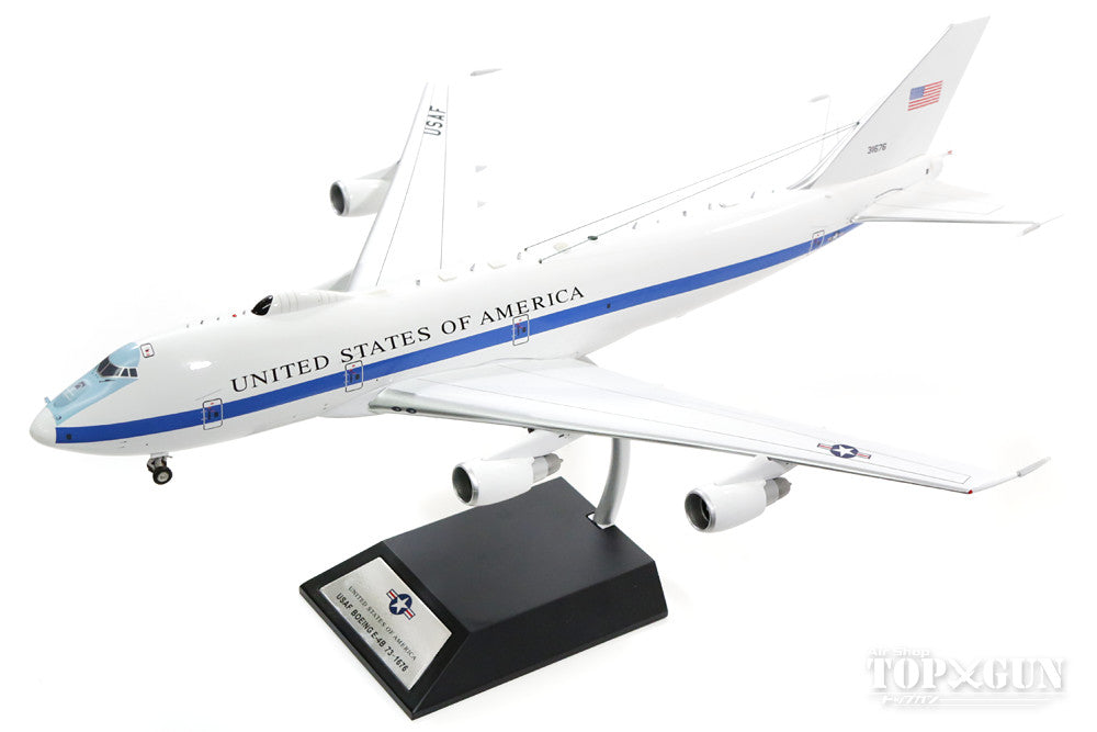 E-4B Night Watch, US Air Force 1st Airborne Command Squadron, National Airborne Operations Center (NAOC) #73-1676 (with stand and coin) 1/200 *Made of metal [AF1E-4B]