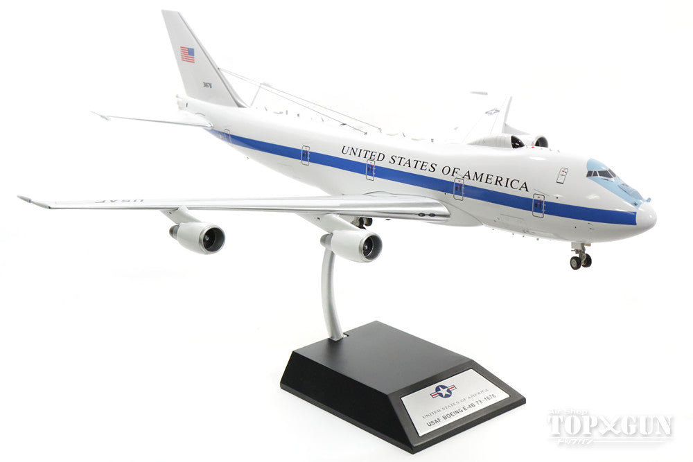 E-4B Night Watch, US Air Force 1st Airborne Command Squadron, National Airborne Operations Center (NAOC) #73-1676 (with stand and coin) 1/200 *Made of metal [AF1E-4B]