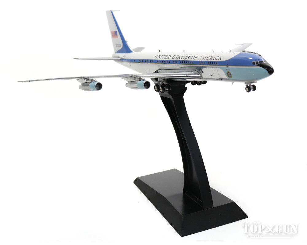 VC-137C (707-300) US Air Force Presidential Aircraft "Air Force One" No. 2 70s-80s Polished Finish (Black Stand Included) #27000 1/200 *Made of Metal [AF1VC-137SPB]