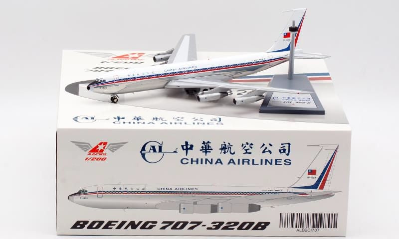 707-300C チャイナ・エアライン（中華航空） 1970-1980年代 B-1828 1/200 [ALB2CI707]